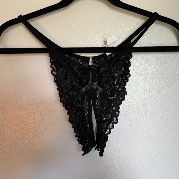 NEW 2X Black Lacy Sexy Lingerie - Picture 1 of 4